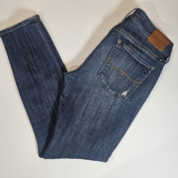 Lucky Brand Womens Jeans Size 2/26 Lolita Skinny Low Rise Distressed 90s Denim - Picture 2 of 12